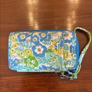 Vera Bradley English Meadows zip-around wallet or wristlet
